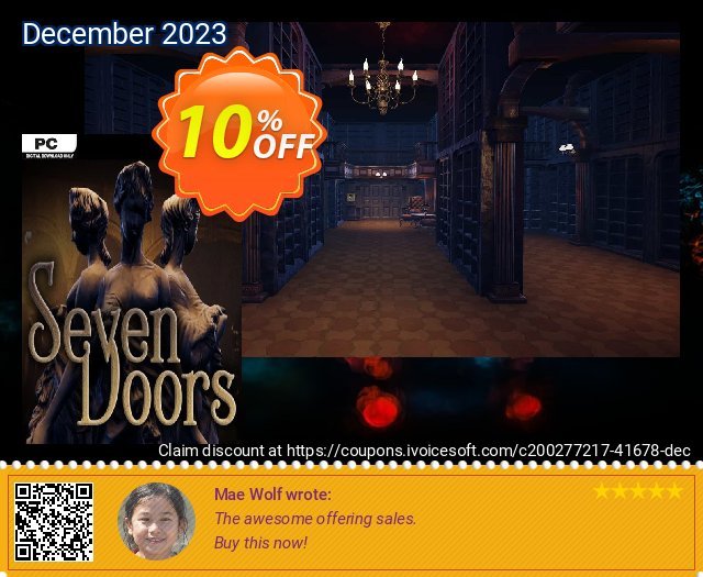 Seven Doors  PC discount 10% OFF, 2024 World Ovarian Cancer Day offering discount. Seven Doors  PC Deal 2024 CDkeys