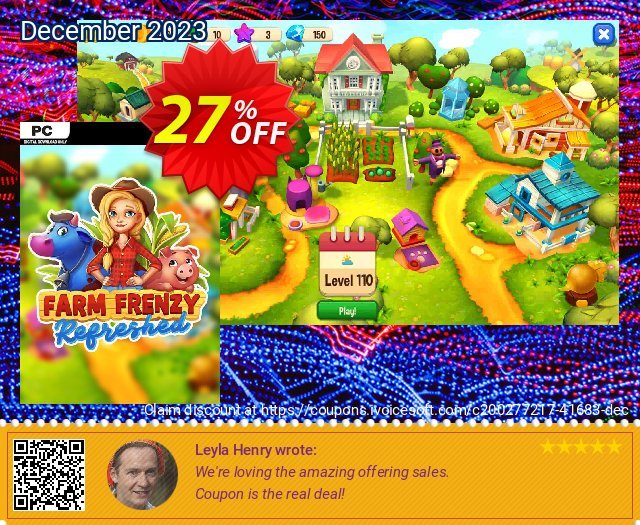 Farm Frenzy Refreshed PC discount 27% OFF, 2024 Resurrection Sunday promo. Farm Frenzy Refreshed PC Deal 2024 CDkeys