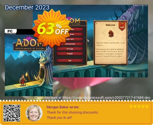 ADOM (Ancient Domains Of Mystery) PC beeindruckend Beförderung Bildschirmfoto