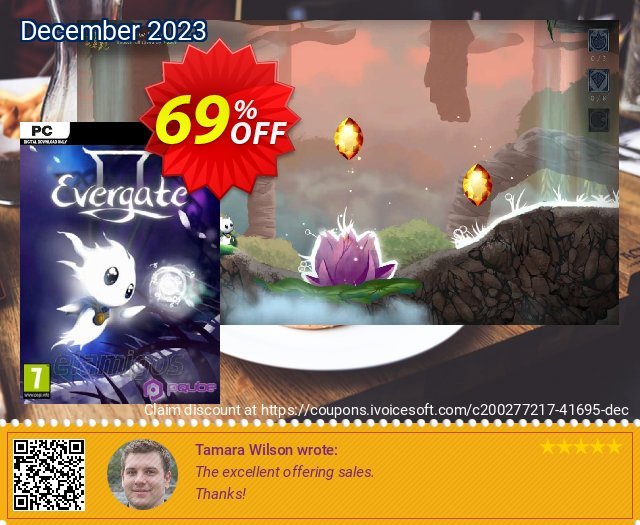 Evergate PC uneingeschränkt Verkaufsförderung Bildschirmfoto