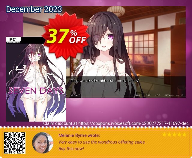 Seven Days PC ausschließenden Außendienst-Promotions Bildschirmfoto