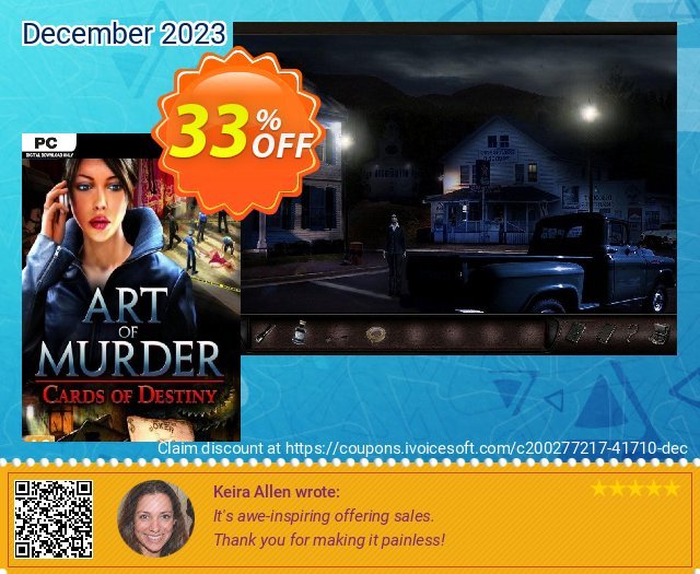 Art of Murder - Cards of Destiny PC discount 33% OFF, 2024 Mother's Day discounts. Art of Murder - Cards of Destiny PC Deal 2024 CDkeys