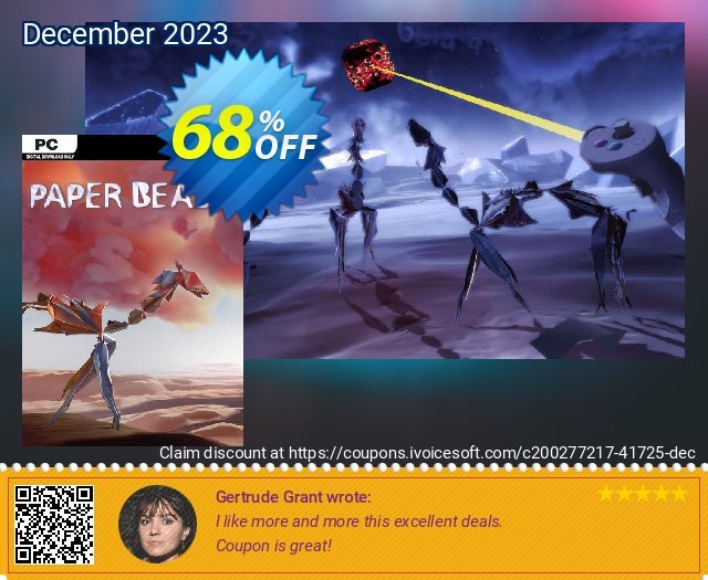 Paper Beast PC discount 68% OFF, 2024 Mother's Day offering sales. Paper Beast PC Deal 2024 CDkeys