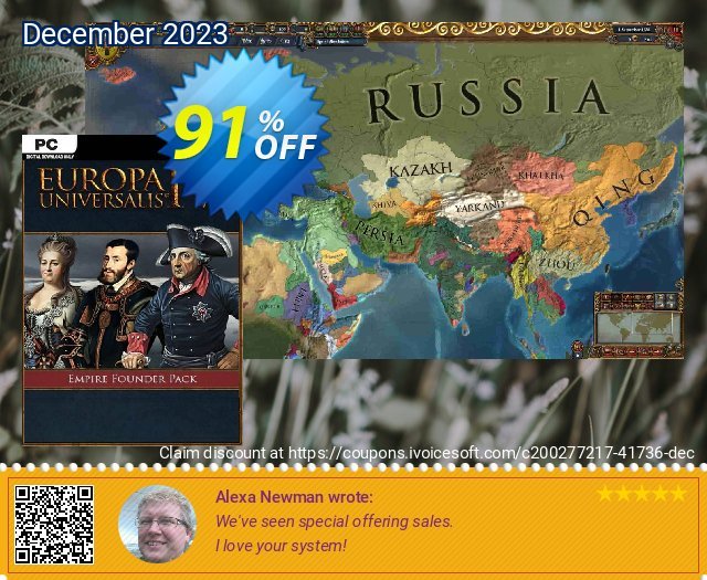 Europa Universalis IV Empire Founder Pack PC wunderbar Beförderung Bildschirmfoto