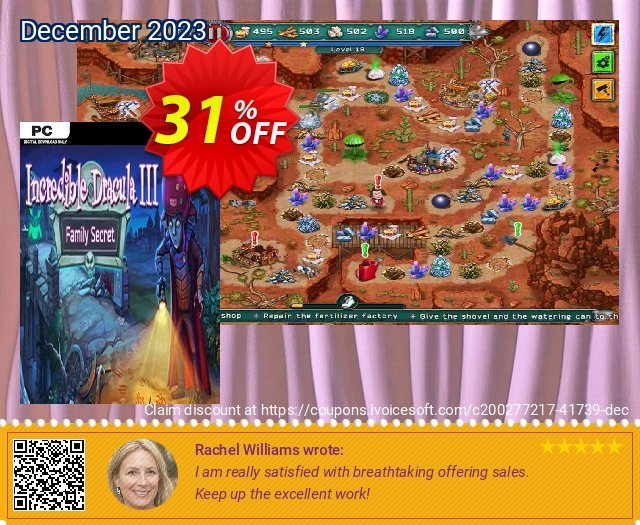 Incredible Dracula 3 Family Secret PC discount 31% OFF, 2024 African Liberation Day promo. Incredible Dracula 3 Family Secret PC Deal 2024 CDkeys