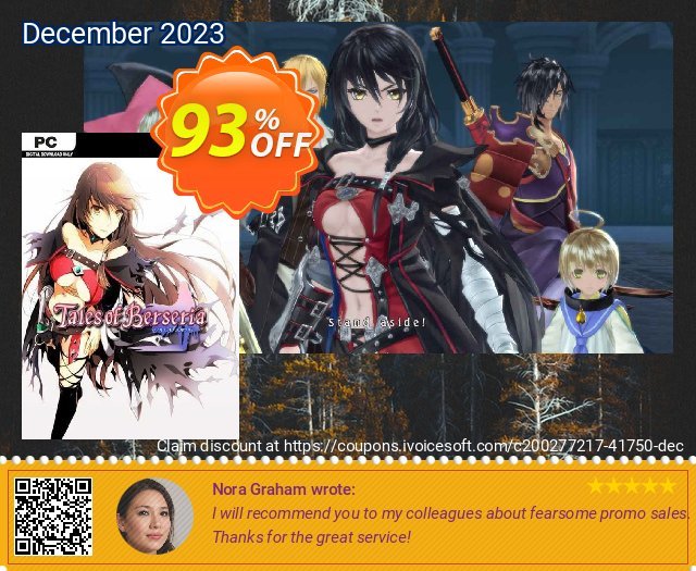 Tales of Berseria PC discount 93% OFF, 2024 World Heritage Day promotions. Tales of Berseria PC Deal 2024 CDkeys
