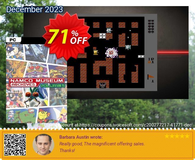 Namco Museum Archives Volume 2 PC menakjubkan diskon Screenshot