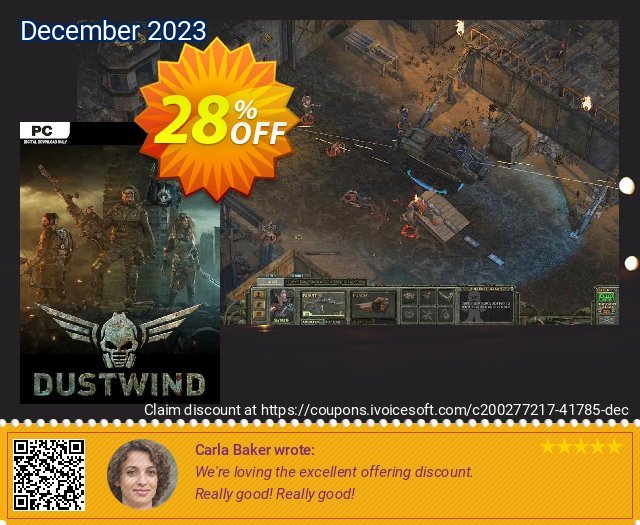 Dustwind PC spitze Förderung Bildschirmfoto