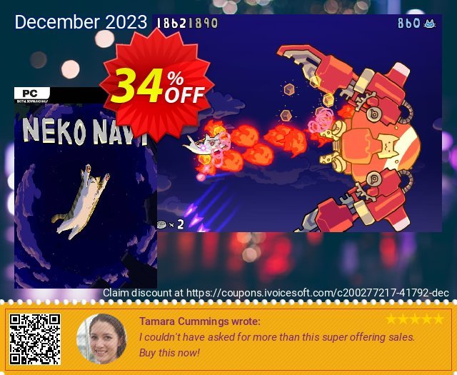 Neko Navy PC Sonderangebote Promotionsangebot Bildschirmfoto