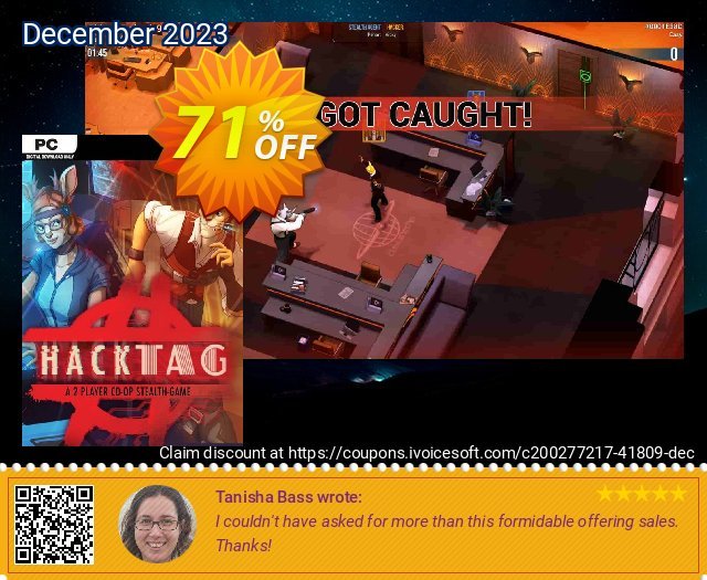 Hacktag PC faszinierende Promotionsangebot Bildschirmfoto