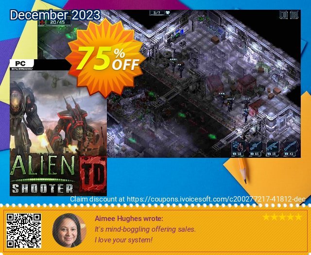 Alien Shooter TD PC discount 75% OFF, 2024 Easter Day offering discount. Alien Shooter TD PC Deal 2024 CDkeys