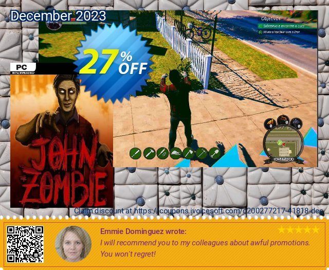 John, The Zombie PC terbaik kupon Screenshot
