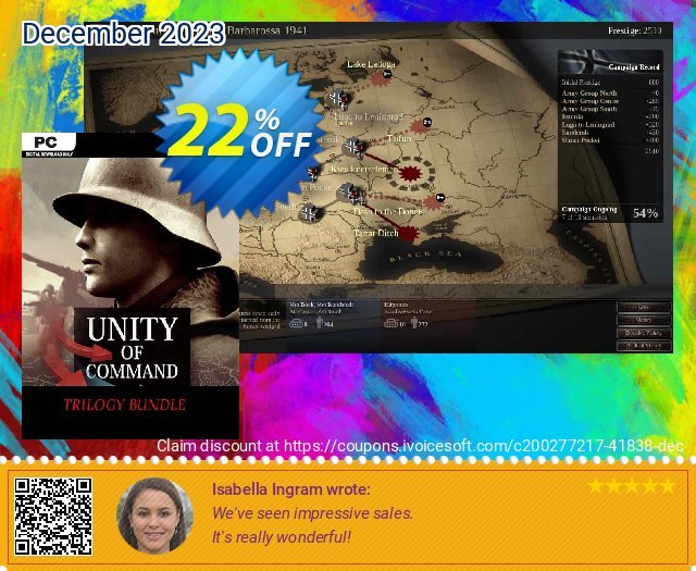 Unity of Command Trilogy Bundle PC discount 22% OFF, 2024 Int' Nurses Day offering sales. Unity of Command Trilogy Bundle PC Deal 2024 CDkeys