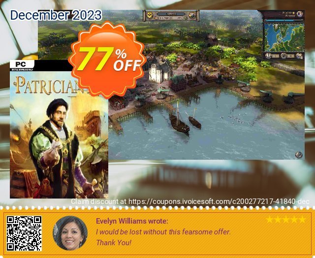 Patrician 4 PC discount 77% OFF, 2024 Mother's Day offering sales. Patrician 4 PC Deal 2024 CDkeys