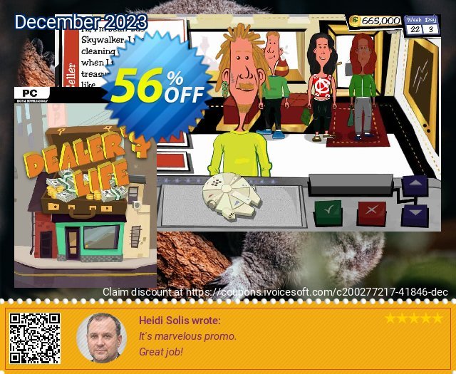 Dealer&#039;s Life PC genial Ermäßigung Bildschirmfoto