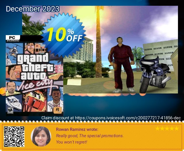 Grand Theft Auto Vice City PC discount 10% OFF, 2024 Easter offering sales. Grand Theft Auto Vice City PC Deal 2024 CDkeys