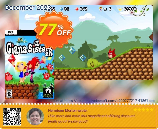 Giana Sisters 2D PC super Nachlass Bildschirmfoto