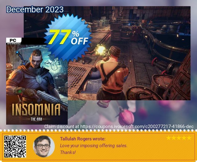 Insomnia: The Ark PC 惊人的 优惠券 软件截图