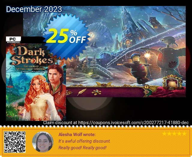 Dark Strokes The Legend of the Snow Kingdom Collector’s Edition PC discount 25% OFF, 2024 World Heritage Day offering sales. Dark Strokes The Legend of the Snow Kingdom Collector’s Edition PC Deal 2024 CDkeys
