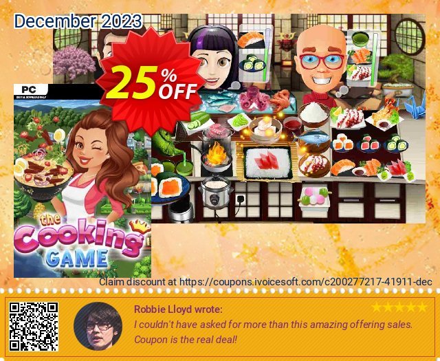 The Cooking Game PC exklusiv Promotionsangebot Bildschirmfoto