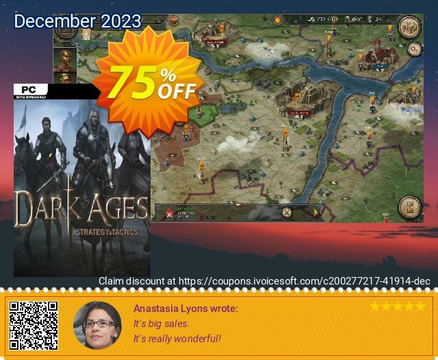 Strategy and Tactics: Dark Ages PC discount 75% OFF, 2024 African Liberation Day offering sales. Strategy and Tactics: Dark Ages PC Deal 2024 CDkeys