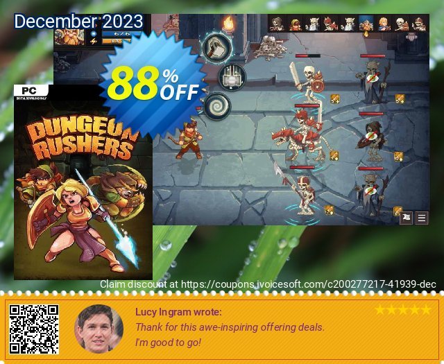Dungeon Rushers PC discount 88% OFF, 2024 Mother Day promotions. Dungeon Rushers PC Deal 2024 CDkeys
