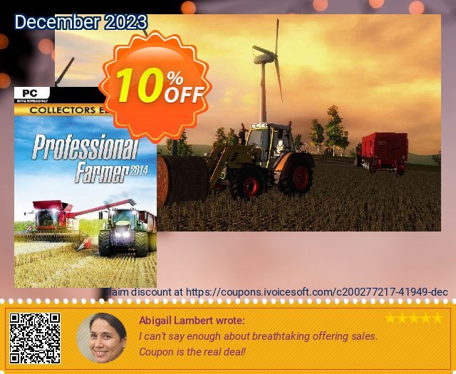 Professional Farmer 2014 Collectors Edition PC erstaunlich Ermäßigung Bildschirmfoto