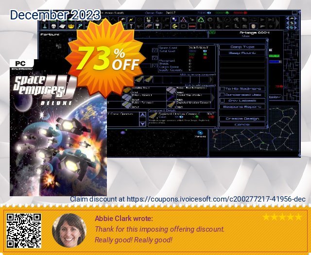 Space Empires IV Deluxe PC verblüffend Beförderung Bildschirmfoto