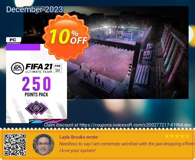 FIFA 21 Ultimate Team 250 Points Pack PC 气势磅礴的 产品销售 软件截图