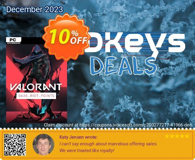 Valorant 5025 Riot Points PC discount 10% OFF, 2024 Working Day promo sales. Valorant 5025 Riot Points PC Deal 2024 CDkeys