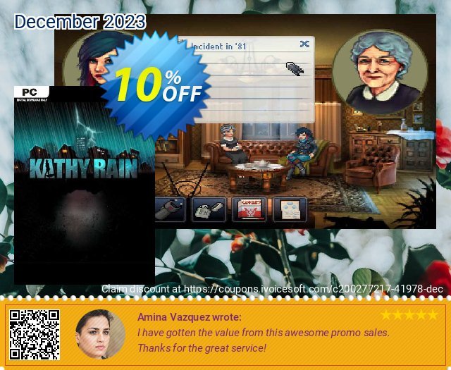Kathy Rain PC discount 10% OFF, 2024 Resurrection Sunday promotions. Kathy Rain PC Deal 2024 CDkeys