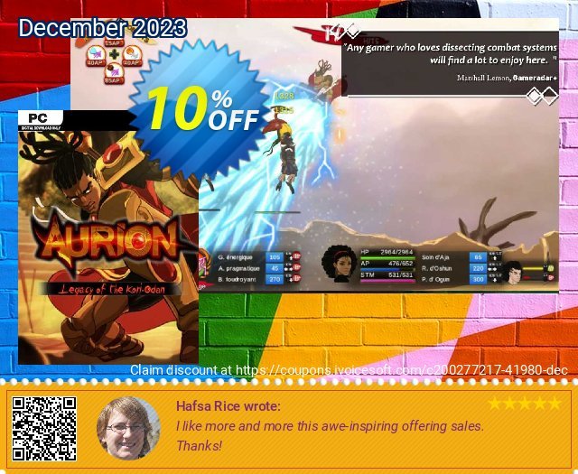 Aurion Legacy of the KoriOdan PC erstaunlich Promotionsangebot Bildschirmfoto