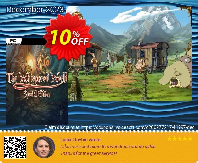 The Whispered World Special Edition PC discount 10% OFF, 2024 World Press Freedom Day sales. The Whispered World Special Edition PC Deal 2024 CDkeys