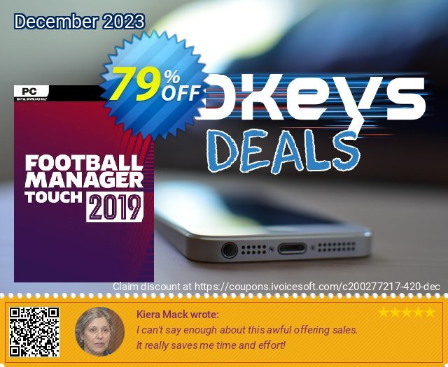 Football Manager Touch 2019 PC 驚きっ放し クーポン スクリーンショット