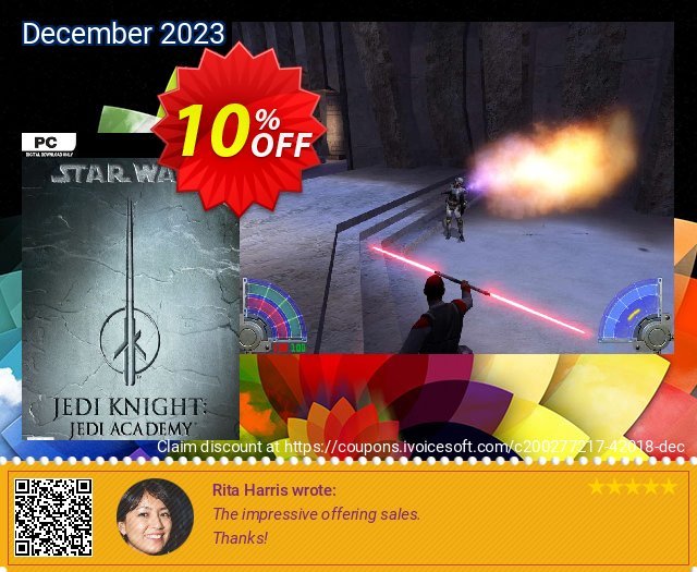 STAR WARS Jedi Knight  Jedi Academy PC gemilang penawaran waktu Screenshot