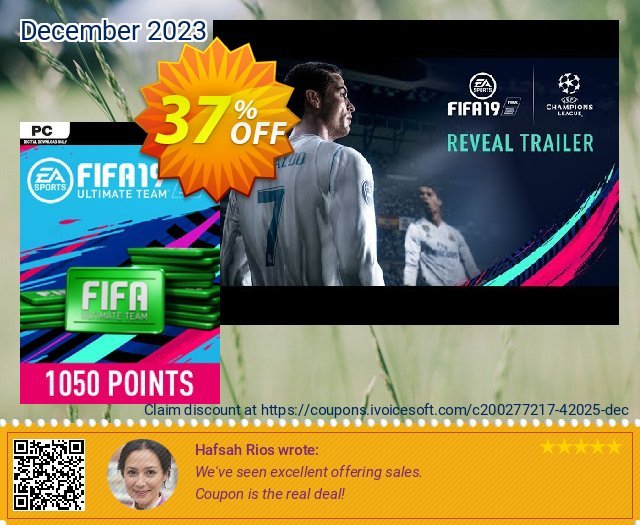 FIFA 19 - 1050 FUT Points PC 激动的 优惠 软件截图
