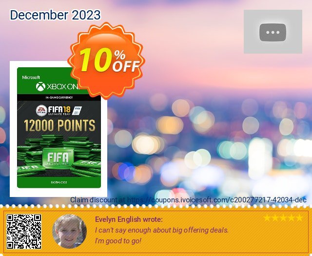 Fifa 18 - 12000 FUT Points (Xbox One) discount 10% OFF, 2024 Spring discounts. Fifa 18 - 12000 FUT Points (Xbox One) Deal 2024 CDkeys