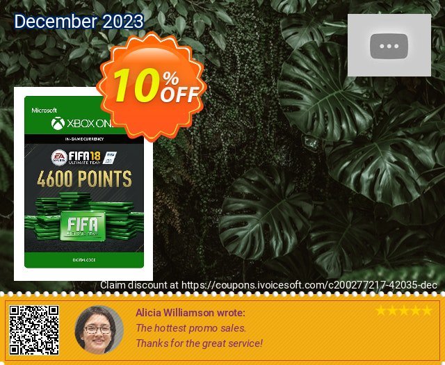 Fifa 18 - 4600 FUT Points (Xbox One) exklusiv Verkaufsförderung Bildschirmfoto