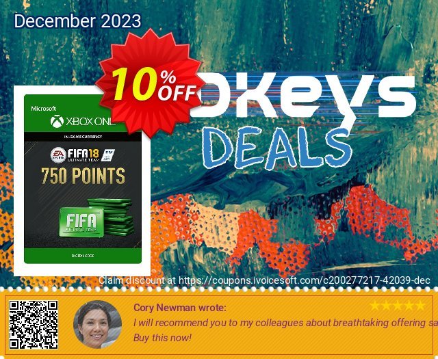 Fifa 18 - 750 FUT Points (Xbox One) discount 10% OFF, 2024 Spring discount. Fifa 18 - 750 FUT Points (Xbox One) Deal 2024 CDkeys