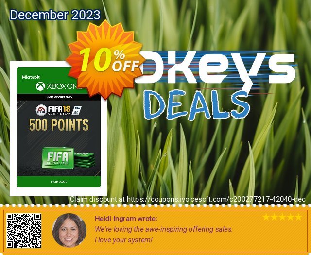 Fifa 18 - 500 FUT Points (Xbox One) discount 10% OFF, 2024 Mother's Day offering sales. Fifa 18 - 500 FUT Points (Xbox One) Deal 2024 CDkeys