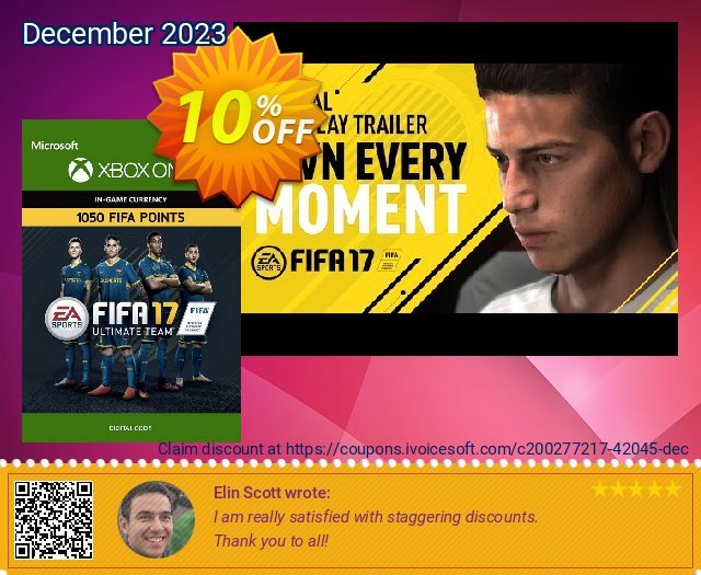 Fifa 17 - 1050 FUT Points (Xbox One) 驚くべき  アドバタイズメント スクリーンショット