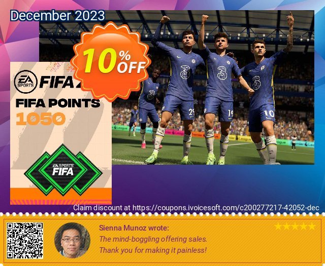 FIFA 22 Ultimate Team 1050 Points Pack Xbox One/ Xbox Series X|S mewah kode voucher Screenshot