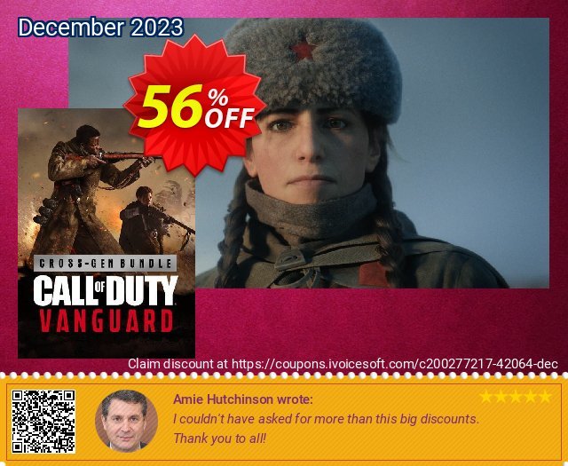 Call of Duty: Vanguard - Cross-Gen Bundle Xbox One & Xbox Series X|S (WW) discount 56% OFF, 2024 Mother Day offering sales. Call of Duty: Vanguard - Cross-Gen Bundle Xbox One &amp; Xbox Series X|S (WW) Deal 2024 CDkeys
