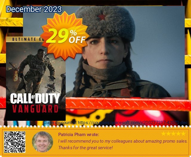 Call of Duty: Vanguard - Ultimate Edition Xbox One & Xbox Series X|S (WW) erstaunlich Preisreduzierung Bildschirmfoto