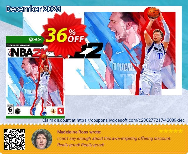 NBA 2K22 Xbox One (US) 令人难以置信的 产品销售 软件截图