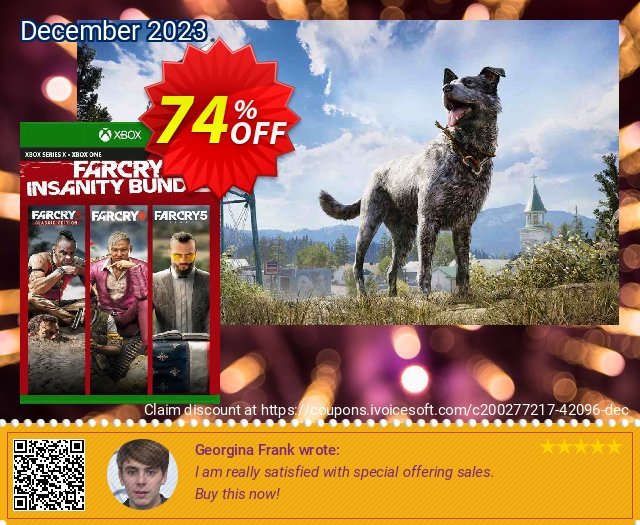 Far Cry Insanity Bundle Xbox One (US) discount 74% OFF, 2024 April Fools' Day discount. Far Cry Insanity Bundle Xbox One (US) Deal 2024 CDkeys
