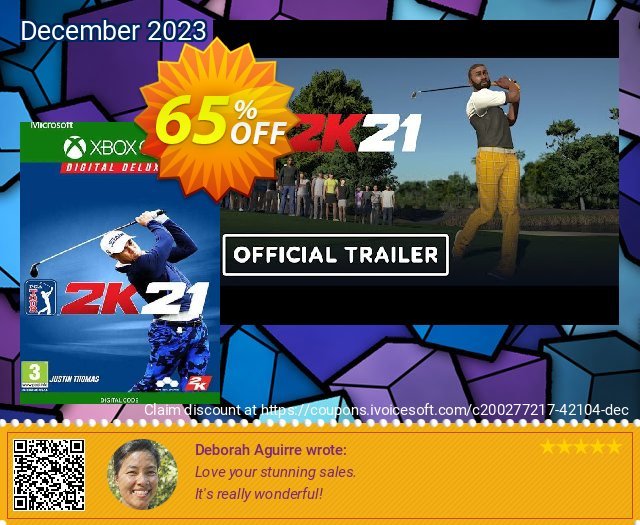 PGA Tour 2K21 Deluxe Edition Xbox One (WW) 独占 产品交易 软件截图