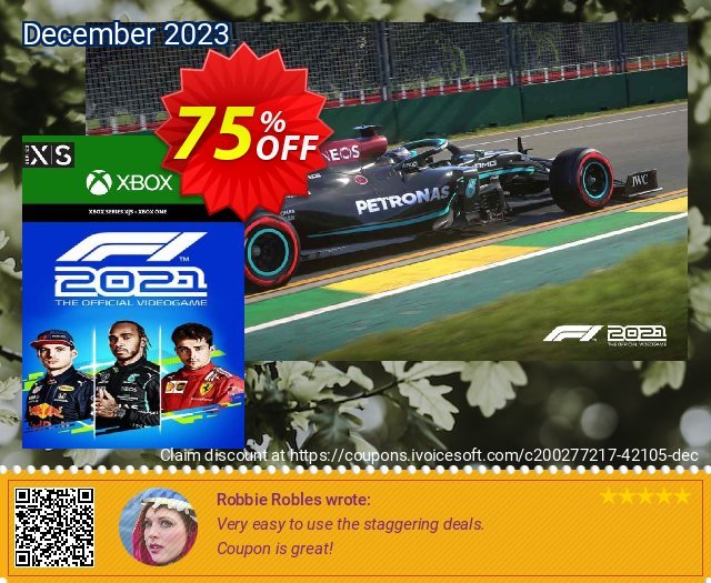 F1 2021 Xbox One & Xbox Series X|S (US) 棒极了 促销 软件截图