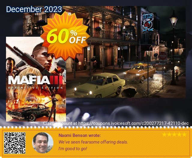 Mafia III: Definitive Edition Xbox One & Xbox Series X|S (WW) super Beförderung Bildschirmfoto