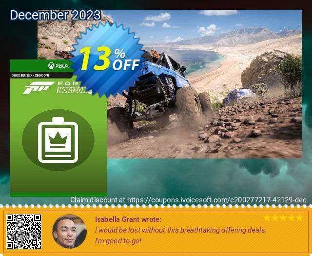 Forza Horizon 5: VIP Membership Xbox One/PC exklusiv Rabatt Bildschirmfoto